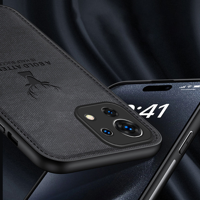 For Xiaomi Mi 11 Case Deer Pattern Leather Coated PC+TPU Phone Cover Cloth Texture For Xiaomi Mi 11 Case Deer Pattern Leather Coated PC+TPU Phone Cover Cloth Texture